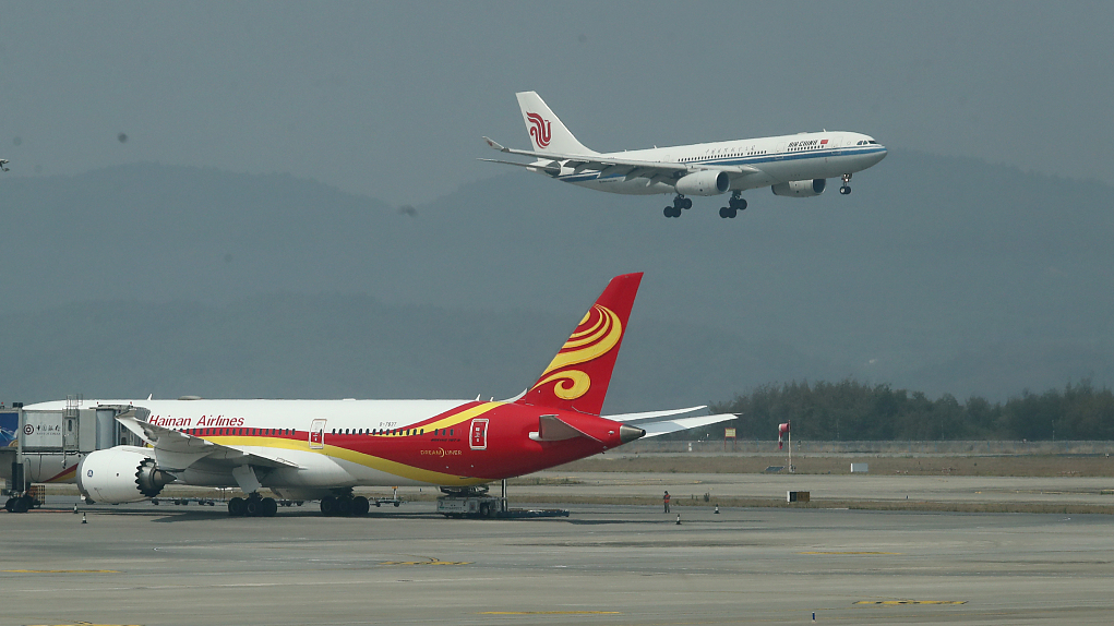 El sector del transporte aéreo chino