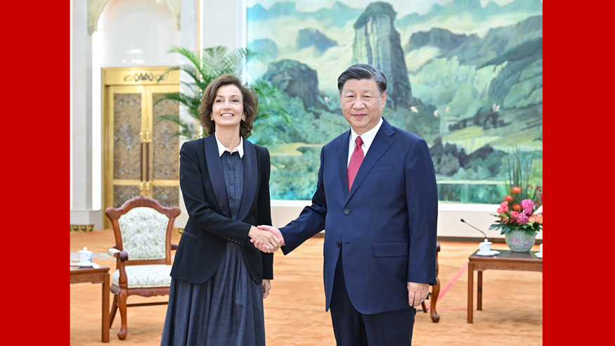 Xi Jinping Se Reúne En Beijing Con La Directora General De La UNESCO ...