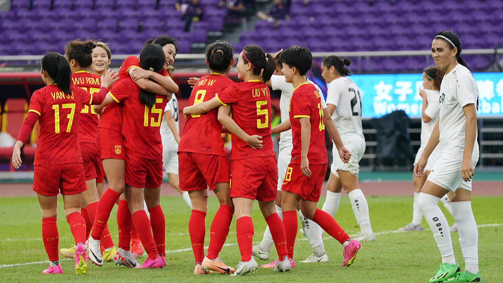 Posiciones de selección femenina de fútbol de china