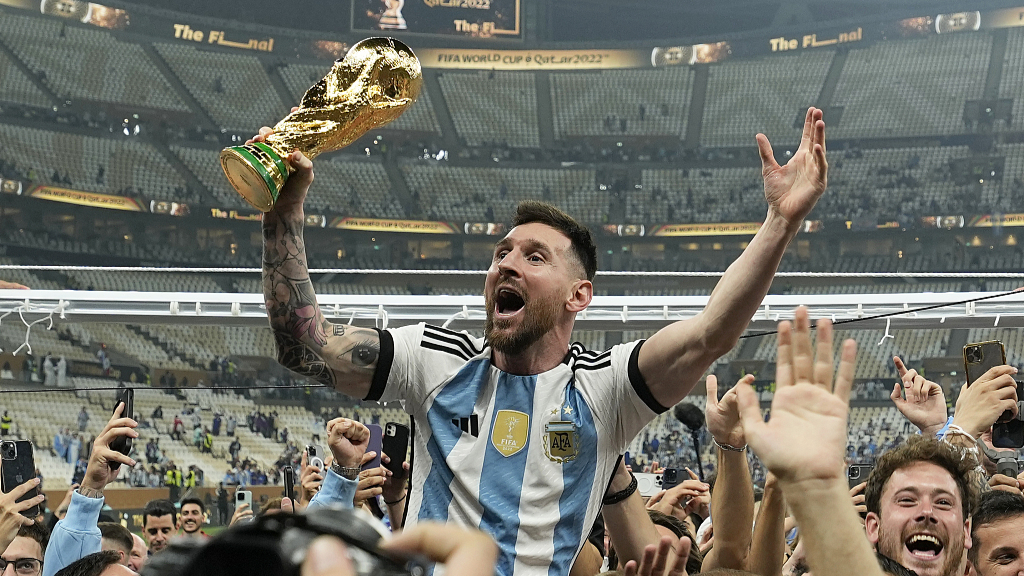 Messi, campeón, fútbol, ​​trofeo de la copa mundial de la fifa, png