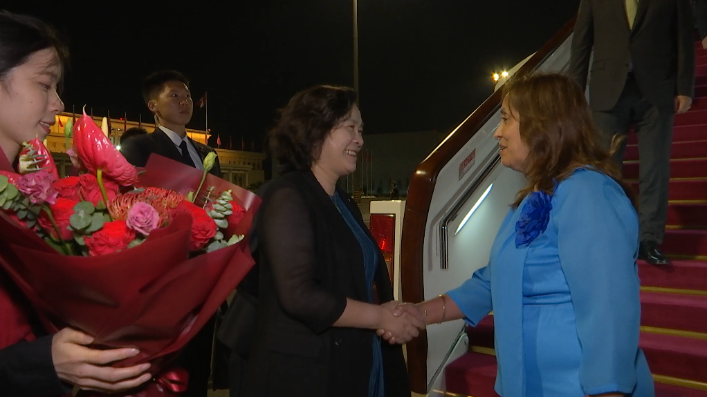 Presidenta peruana llega a Beijing - CGTN en Español